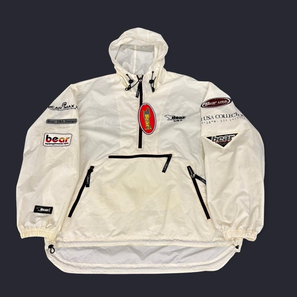 Vintage Bear USA windbreaker jacket